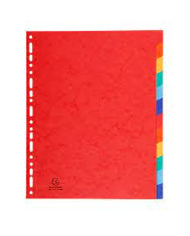 Intercalaire 21*31 Sicla Jeu de 12