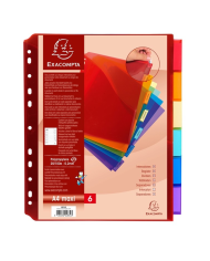 Intercalaire A4 EXACOMPTA jeu de 6