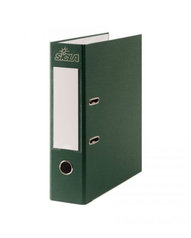 Classeur à levier Simili 08 cm 32x28 vert sp Sicla
