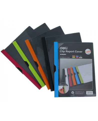 Lot de 5 Chemises à clip DELI Coloris assorties