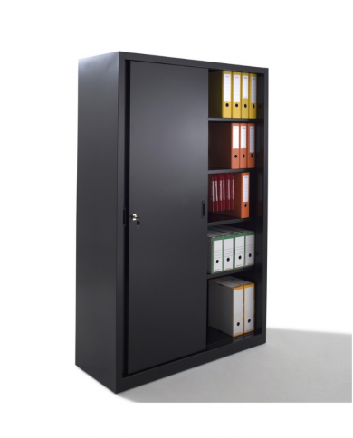 Armoire haute à portes coulissantes 200 X 120 X 45 cm - Coloris au choix