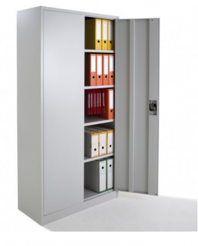 Armoire haute à portes battantes 198*120*45CM - Coloris au choix