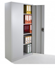 Armoire haute à portes battantes 198*120*45CM - Coloris au choix