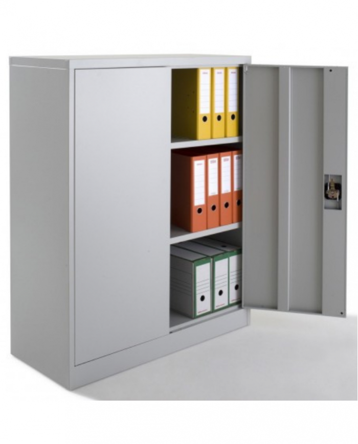 Armoire basse métallique portes battantes 100*937*45 CM - Coloris au choix