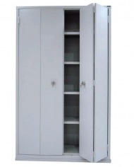 Armoire basse métallique portes battantes 100*937*45 CM - Coloris au choix