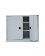 Armoire haute métallique portes pliantes 198*120*45 CM - Coloris au choix