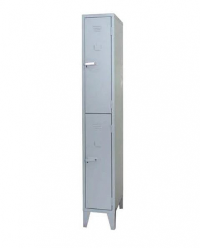 Vestiaire à 2 portes 198*30*45 cm fermeture standard