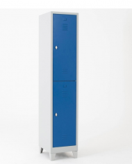 Vestiaire à 2 portes 198*30*45 cm fermeture standard