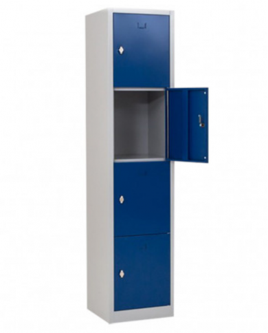 Vestiaire à 4 portes 198*30*45 CM fermeture avec cadenas
