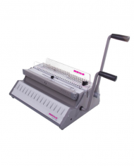 Machine manuelle de reliure et perforation ATLAS 2 en 1 pour reliure plastique /métal 450 feuilles