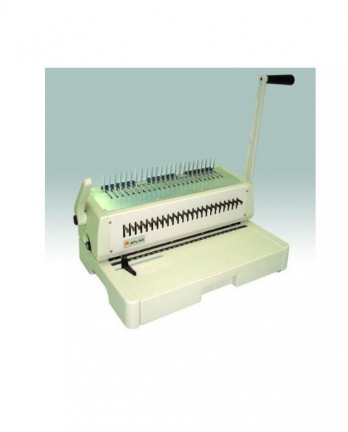 Machine manuelle de reliure et perforation ATLAS résistante  425 feuilles