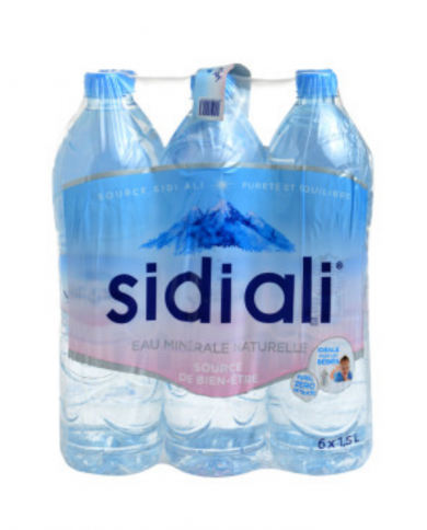 Eau minérale Sidi Ali - Paquet de 6  x 1.5L