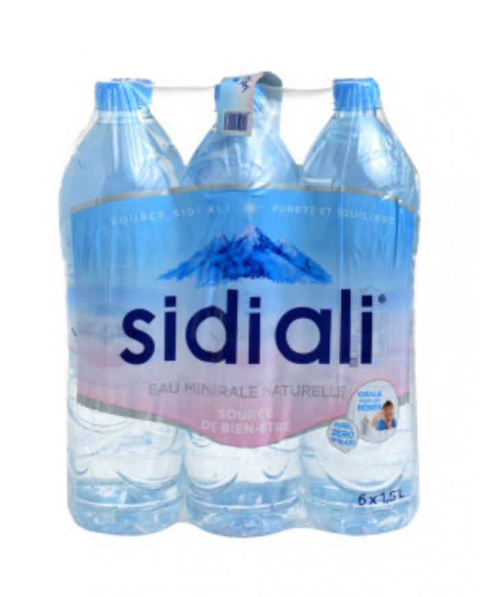 Eau minérale Sidi Ali - Paquet de 6  x 1.5L