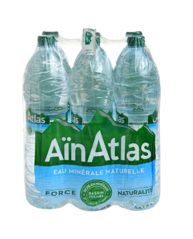 Aïn Atlas Eau minérale - Paquet de 6 x 1,5L