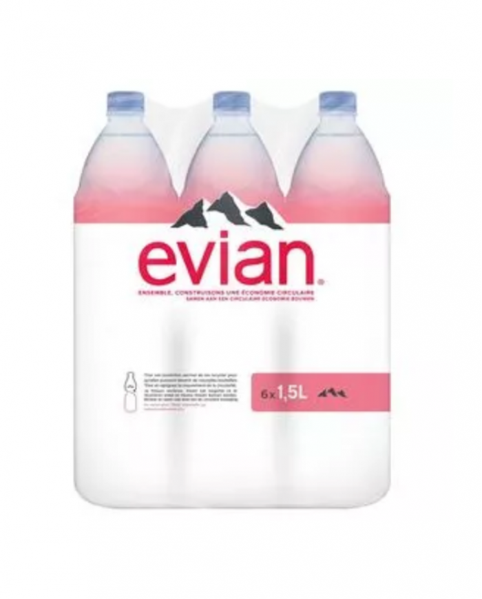 Evian 1,5 cl - Paquet de 6