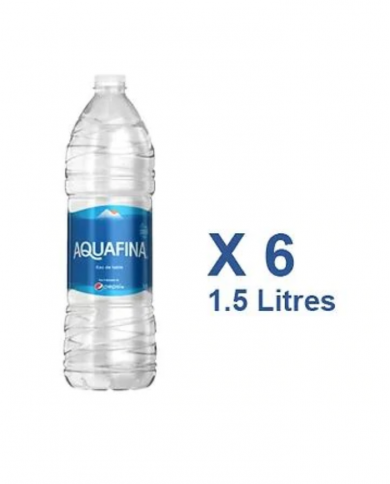 Eau de Table Aquafina 1.5L - Paquet de 6