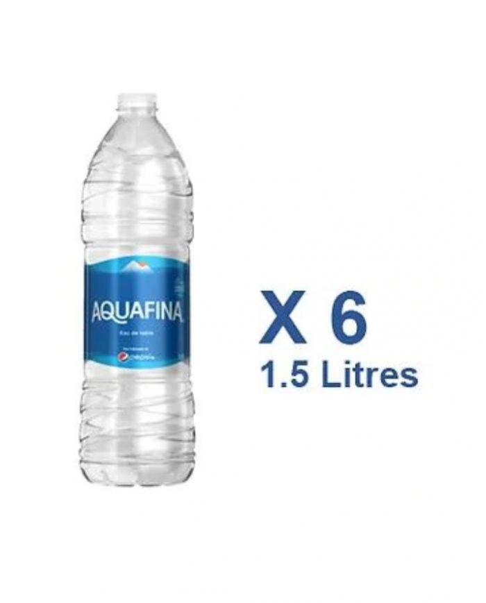 Eau de Table Aquafina 1.5L - Paquet de 6