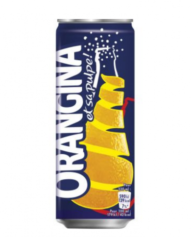 Orangina canette 33cl - Paquet de 12