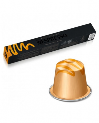 Etui de 10 capsules NESPRESSO CARAMEL CRÊME BRULÉE