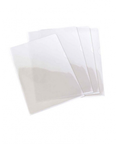 Lot de 12 pochettes coins transparentes A4 EXPRESS en POLYPRO