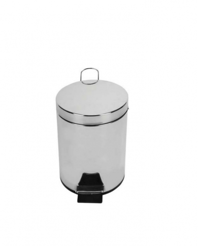 Corbeille a pedal 12 littres en inox