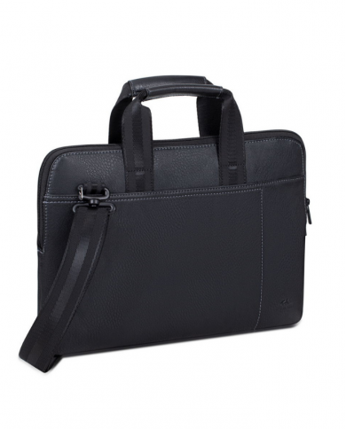 Sacoche noire RIVACASE 8920 en PU pour ordinateur portable 13,3"