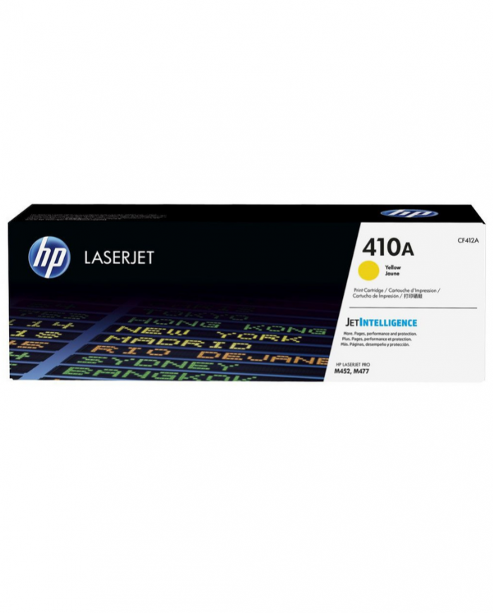 Toner HP LaserJet d'origine HP 410A Jaune (CF412A)