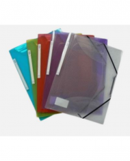 Lot de 10 chemises à rabat A4 sicla en polypropylène coloris au choix