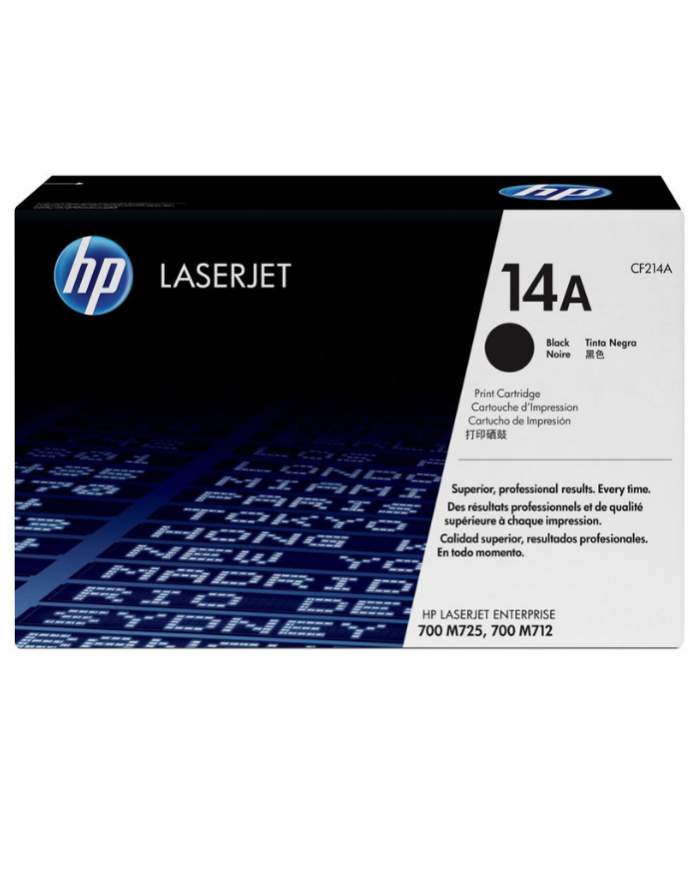 Toner HP LaserJet d'origine HP 14A Noir (CF214A)