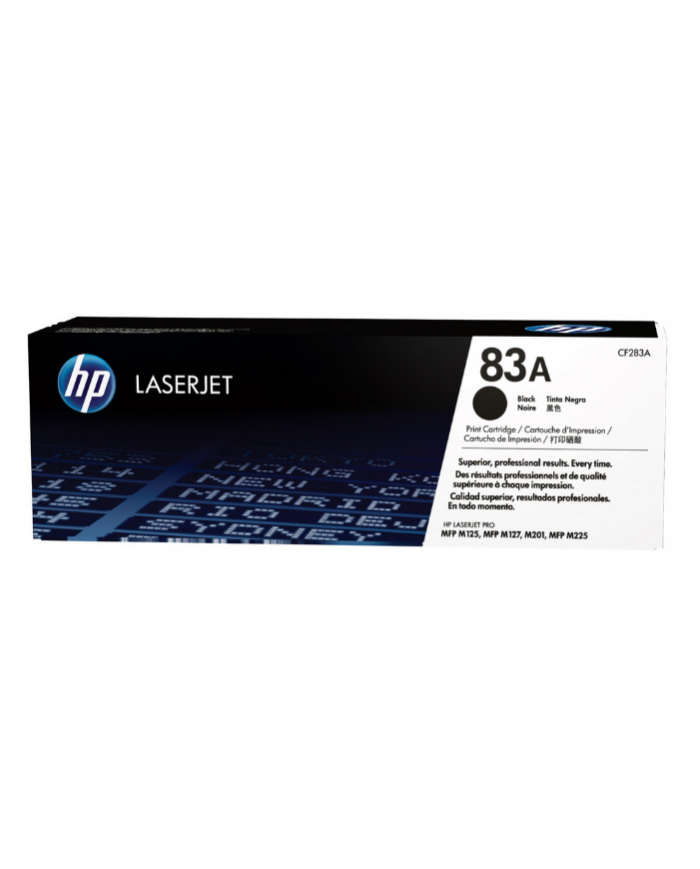 Toner HP LaserJet d'origine HP 83A Noir (CF283A)