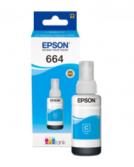 Bouteille d'encre Epson d'origine Epson 664 C (T6642) Cyan