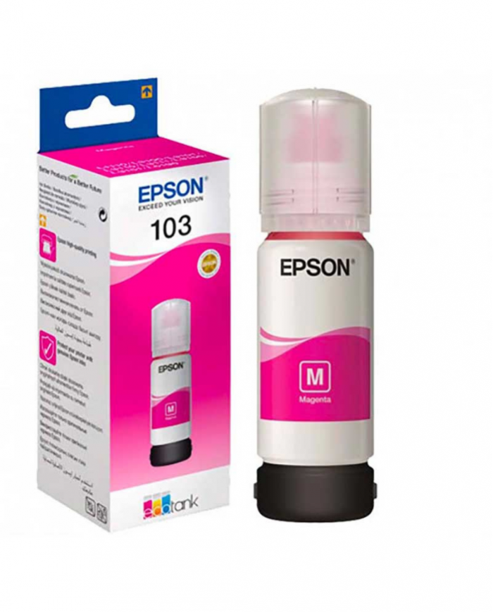 Bouteille d'encre Epson EcoTank d'origine 103 Magenta