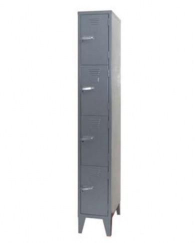 Vestiaire à 4 portes 198*30*45 CM fermeture standard