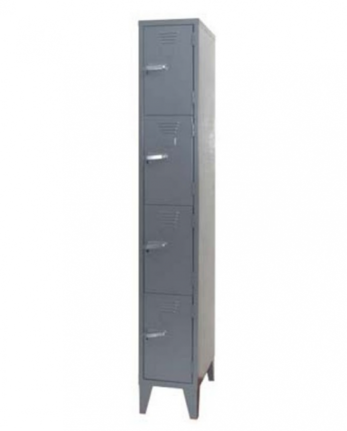 Vestiaire à 4 portes 198*30*45 CM fermeture standard