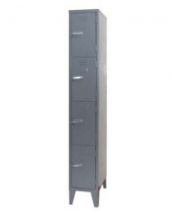 Vestiaire à 4 portes 198*30*45 CM fermeture standard