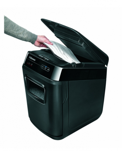 Destructeur FELLOWES AutoMax™ 200C coupe croisée 200 feuilles
