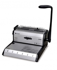 Machine manuelle de reliure et perforation ATLAS 2 en 1 pour reliure plastique /métal 450 feuilles