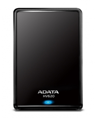 Disque dur ADATA HDD AHV620 Slim ultra-Portable External Hard Drive USB 3.1  1TB 2,5'' BLACK