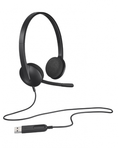Casque USB Logitech H340 pour PC avec microphone anti-parasite