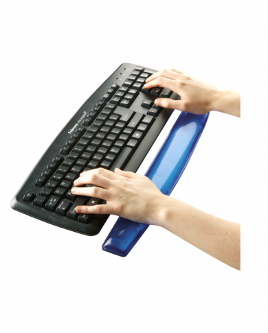 Repose-poignets clavier Gel Crystal™ Bleu