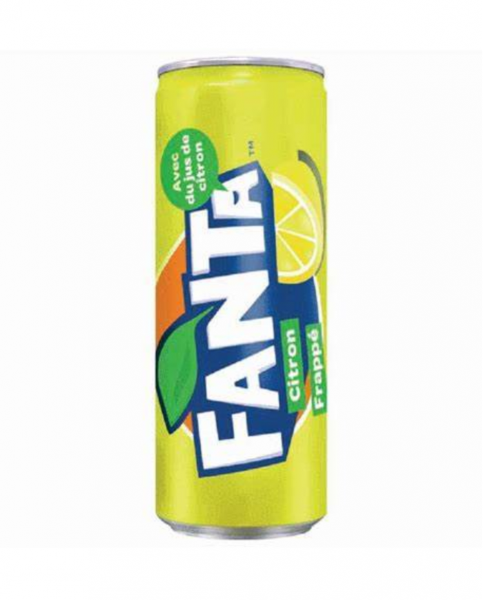 Fanta citron canette slim 25cl pack de 12