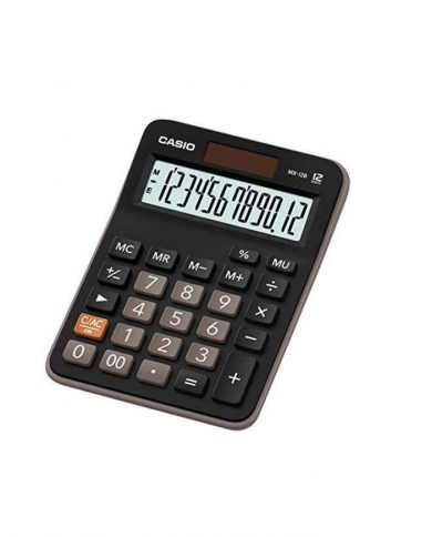 Calculatrice CASIO MX-12B-BK-W-DC 12 Digits