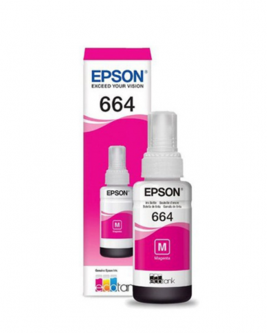 Bouteille d'encre Epson d'origine Epson 664 M (T6643) Magenta