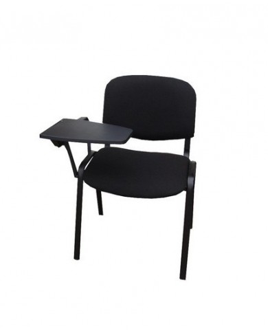 Chaise Visiteur ISO en Tissu avec écritoire