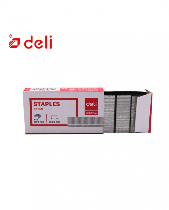 Lot de 20 boites de 1000 agrafes DELI N°10