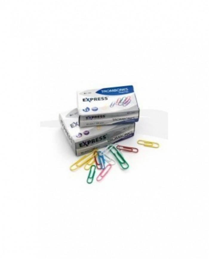 LOT DE 10 TROMBONES EXPRESS PLASTIES 33 MM