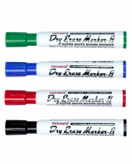 Boite de 12 marqueurs pour tableau sigma MONAMI pointe ronde