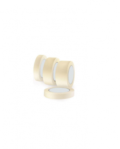Lot de 8 rouleaux adhésifs de masquage Blanc 25MX50MM