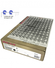 Boite de 100 baguettes spirales métalliques RENZ 12,7 MM 2:1 Coloris au choix