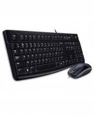 CLAVIER+SOURIS OPTIQUE LOGITECH FILAIRE MK120 AZERTY